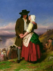 The Parting of Evangeline and Gabriel, c.1870